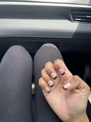 black french tips