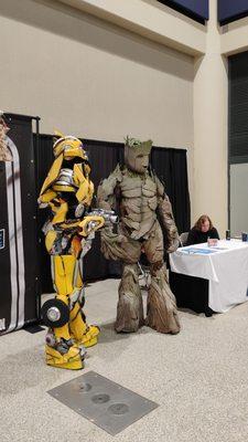 Bumble bee & Groot