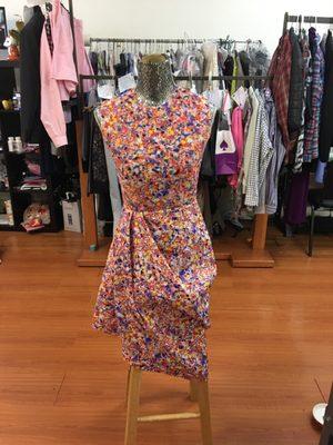 Hem dress ,take in b/s of dress