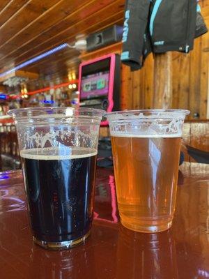 Full bar with beer on tap