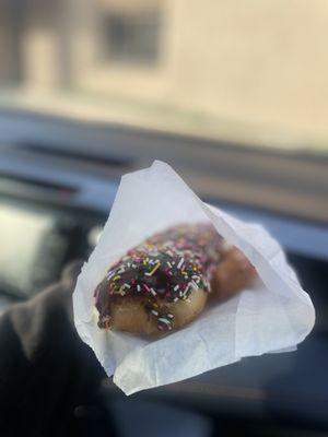 Sprinkle bar donut