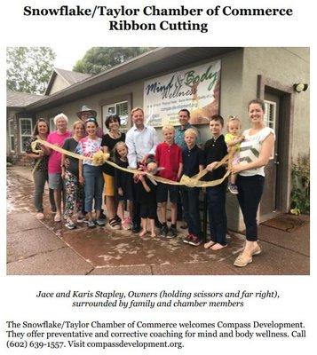 Snowflake, AZ office location, Ribbon Cutting, July, 2021