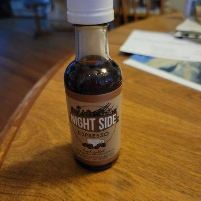 Espresso vodka from Night Side. Award winning and I can see why!