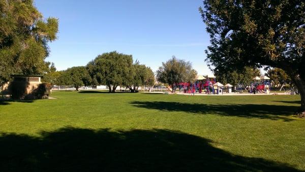 Playground and restrooms