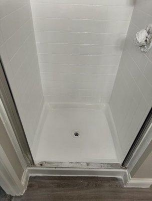 Shower Pan after resurface