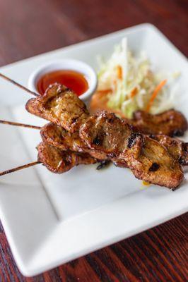 Chaing Mai BBQ pork Skewers