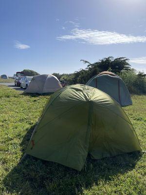 Site 15 has plenty of room for tents