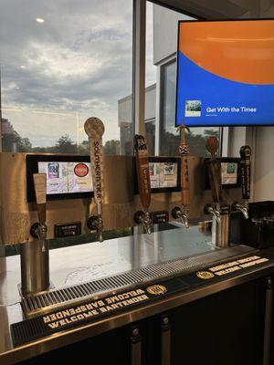 Self serve beer.