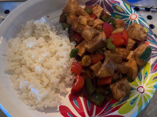 Misty's homemade Kung Pao chicken