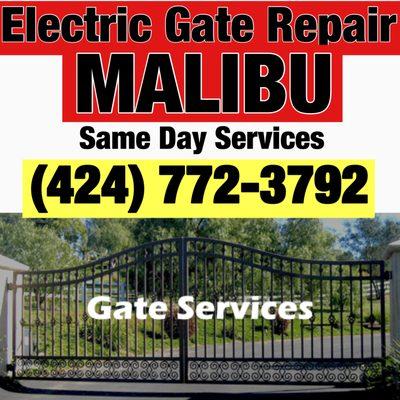 Electric Gate Repair Malibu