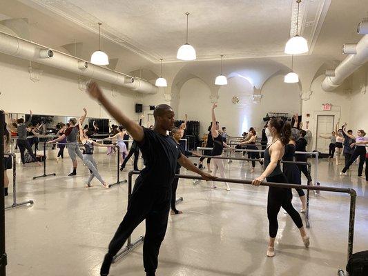 Noriko Hara's class at Ballet Arts