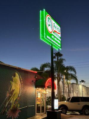 Exterior of restaurant