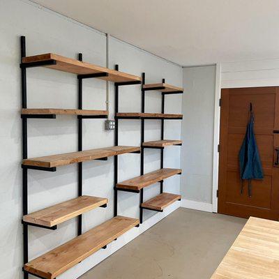 Custom shelves