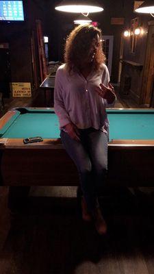 What's better than a sexy lady dominating the pool table