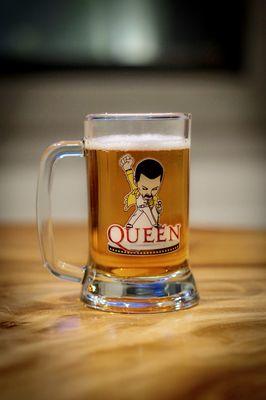 Custom printed beer mug