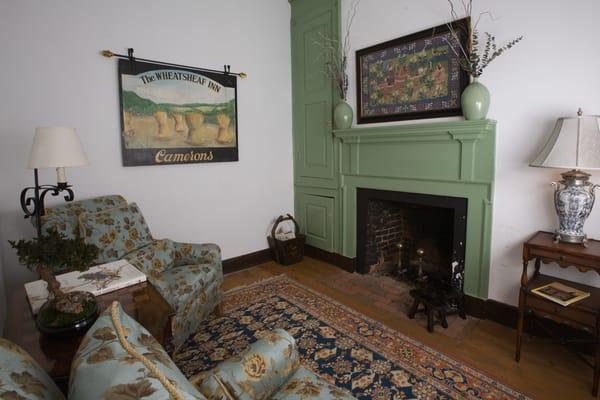 One of the guest's sitting rooms in the main house.