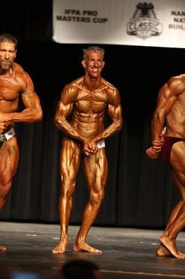 TNT client, Chris, taking 3rd place at his pro bodybuilding debut!