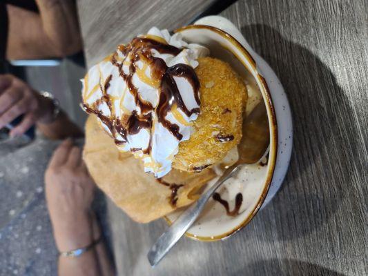 Fried ice cream