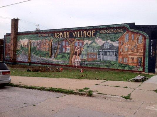 Urban Village company mural