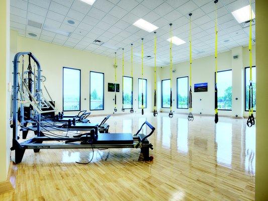 Spacious and Light-filled Pilates and TRX Studio.