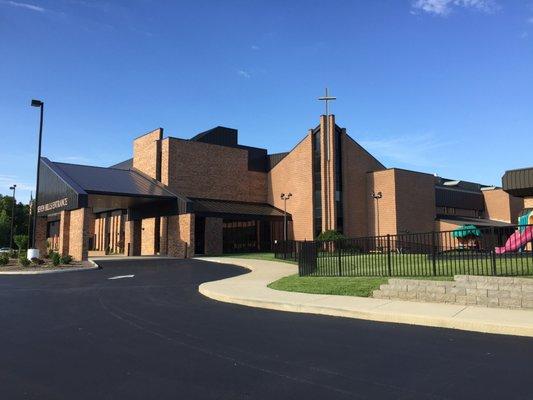 The view of our building from Seven Hills Road, just off of Highway 50 in O'Fallon, IL.