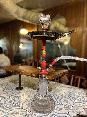 Regular Watermelon Mint Hookah (~$30) with double tobacco (+$6) and disposable hose (+$2.50)