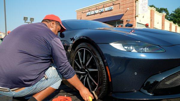 Special attention to detail at American Car Wash