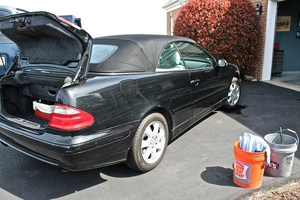 Mercedes CLK Before