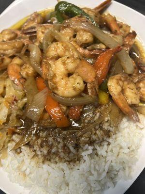 Brown Stew Shrimp