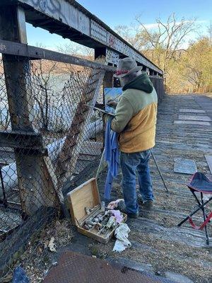 Streetpainter Stephen Dtoller