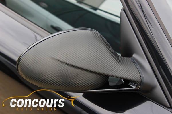 Carbon fiber vinyl wrap