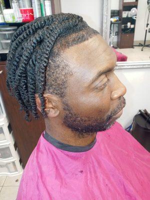 Two Strand Twist with Shape-Up