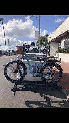 My beautiful Tiffany blue bike Have been riding it since I bought it to work and beach