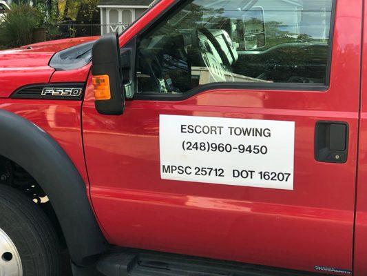 Escort Towing