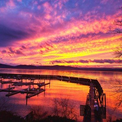 Epic sunsets at Half Moon Bay Marina