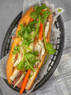 Bbq Banh mi with added egg