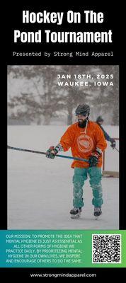 Our annual pond hockey fundraiser tournament