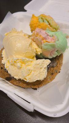 Cookie of the Month, Vanilla, Rainbow Sherbet