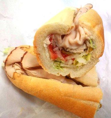 Bevan's Cold Cuts -- Turkey hoagie