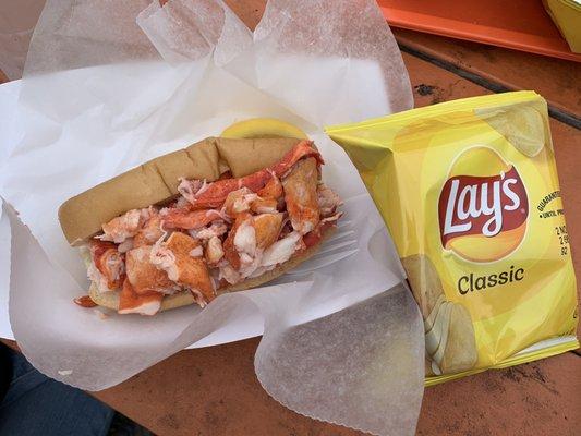 Lobster  Connecticut Style with Hot Butter Roll