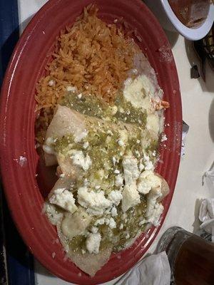 Enchilada Enchiladas Verdes