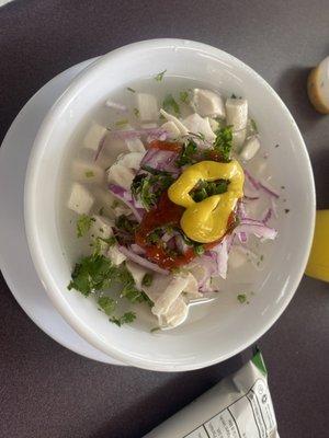 Ceviche de pescado