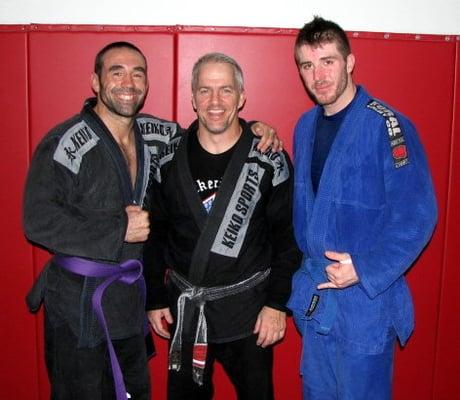 Brett Oteri's Purple belt; with Chuck O'Neil