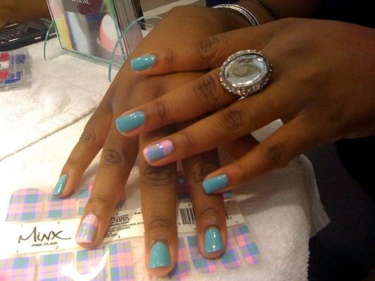 Nails by: Kymberly Newble for 2010 B.E.T. Awards gifting suit.