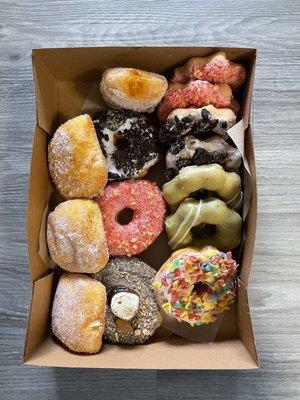 Malasadas, fancy donuts, and mochi donuts