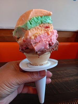 The Original Rainbow Cone!