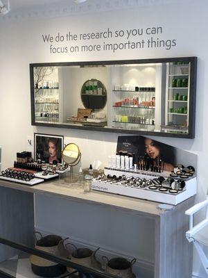 Clean makeup bar