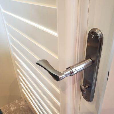 This is a door handle extension so we don't have to do an ugly cut around on shutter. Very few companies have this