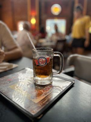 Cream Soda in the bottomless frosty mug