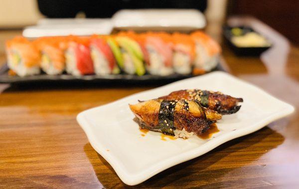 Unagi nigiri | Rainbow roll